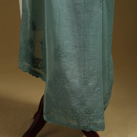 Kota doria cotton hand embroidered lucknowi chikankari