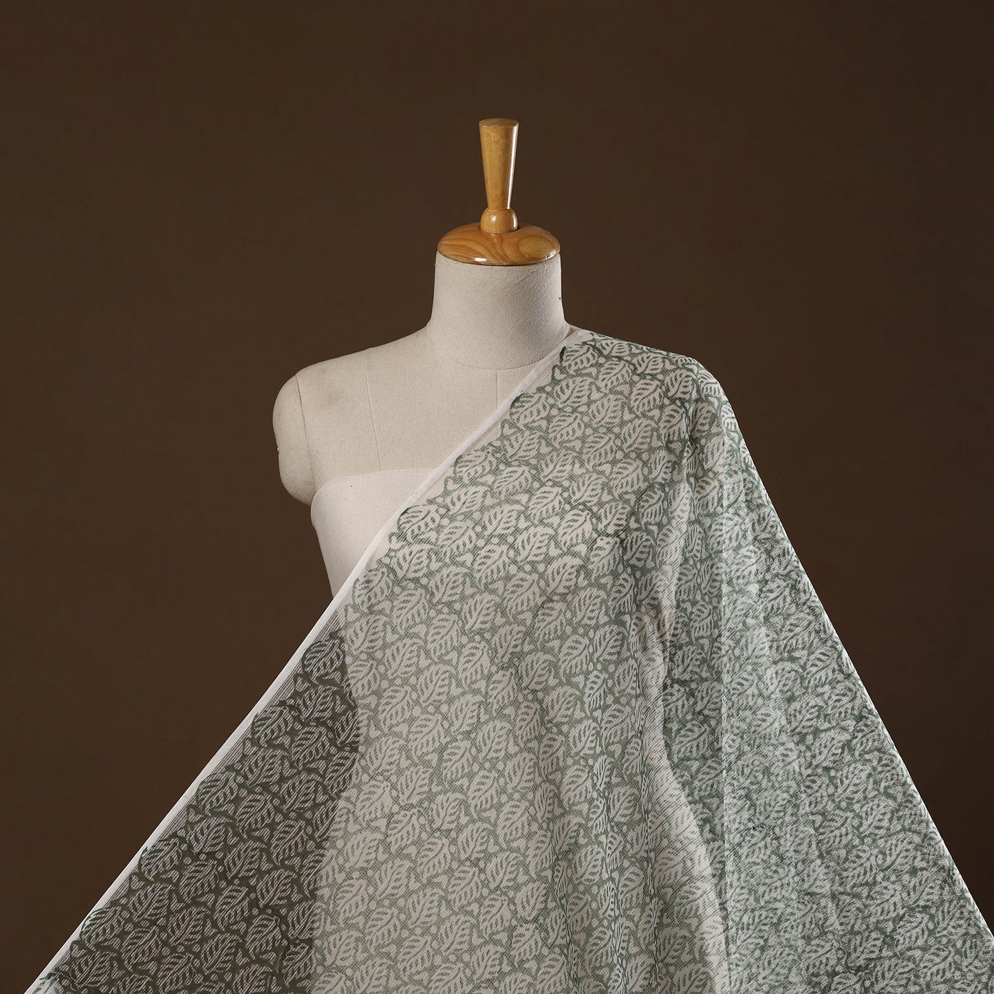 Kota doria cotton hand sanganeri fabric 08 - handcrafted