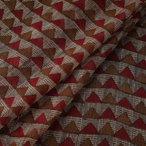 Kota doria cotton natural dyed hand block bagru print