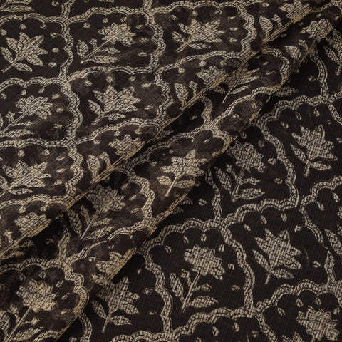 Kota doria cotton natural dyed hand block bagru print