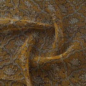 Kota doria cotton natural dyed hand block bagru print