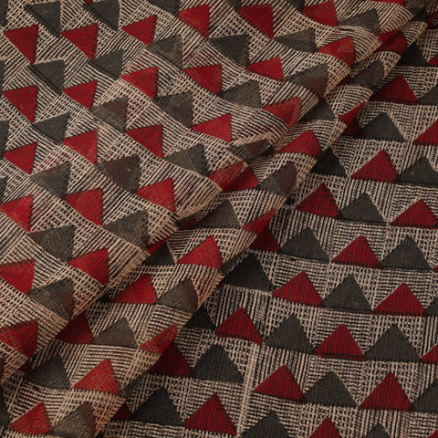 Kota doria cotton natural dyed hand block bagru print