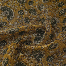 Kota doria cotton natural dyed hand block bagru print