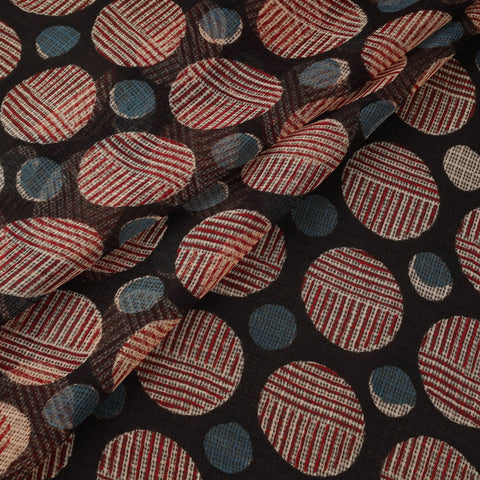 Kota doria cotton natural dyed hand block bagru print