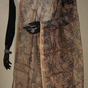 Kota doria cotton natural dyed pedana kalamkari dupatta 04