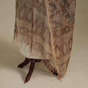 Kota doria cotton natural dyed pedana kalamkari dupatta 04