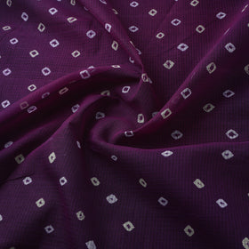Kota doria cotton tie-dye bandhani fabric 13 - handcrafted