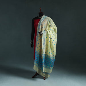 Kota doria silk hand embroidered chapa work phulkari