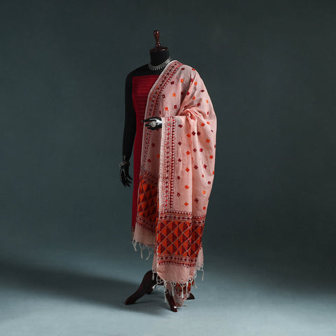 Kota doria silk hand embroidered chapa work phulkari