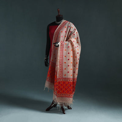 Kota doria silk hand embroidered chapa work phulkari