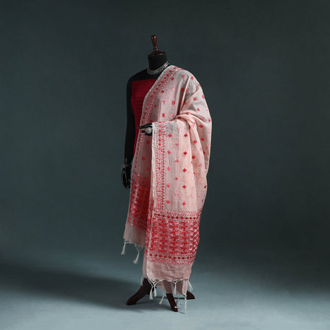 Kota doria silk hand embroidered chapa work phulkari