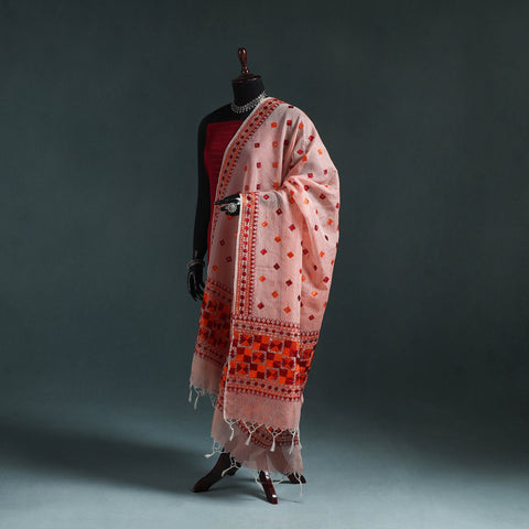 Kota doria silk hand embroidered chapa work phulkari