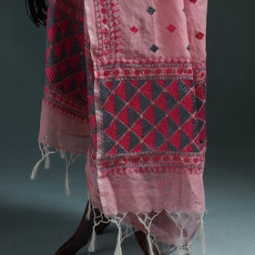 Kota doria silk hand embroidered chapa work phulkari