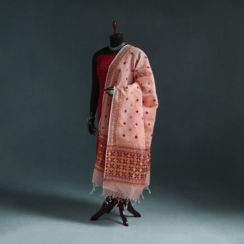 Kota doria silk hand embroidered chapa work phulkari