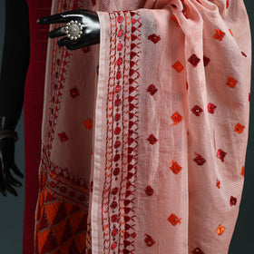 Kota doria silk hand embroidered chapa work phulkari