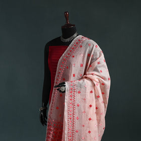Kota doria silk hand embroidered chapa work phulkari