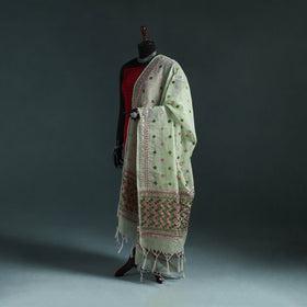 Kota doria silk hand embroidered chapa work phulkari