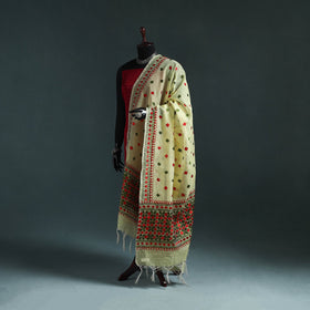 Kota doria silk hand embroidered chapa work phulkari