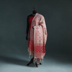Kota doria silk hand embroidered chapa work phulkari