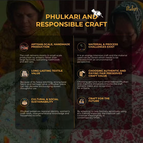 Kota doria silk hand embroidered chapa work phulkari