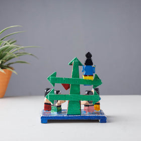 Buy Krishna Leela - Handpainted Wooden Home Decor Item Online in India  l iTokri.com