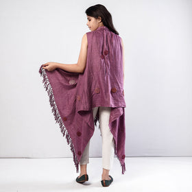  Kullu Karishma Handwoven Angora & Merino Wool Knitted Wrap  