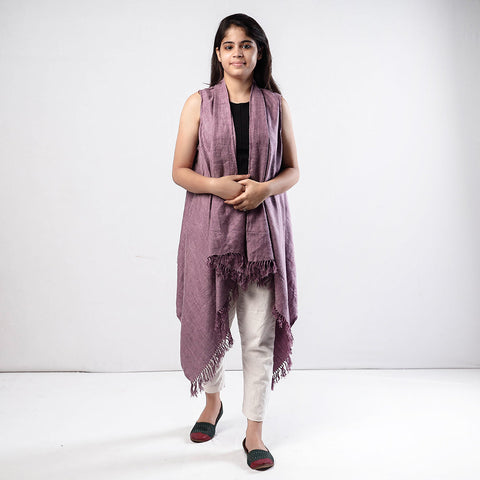  Kullu Karishma Handwoven Angora & Merino Wool Knitted Wrap  