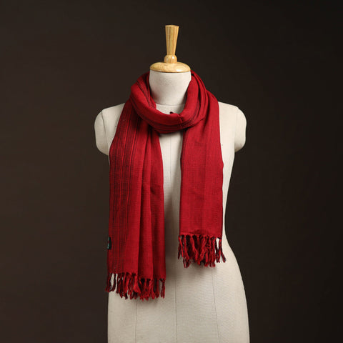 Kumaun handwoven merino wool stole 76 - handcrafted