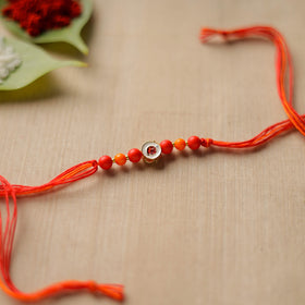  Kundan & Beadwork Reversible Rakhi by Divine Guidance Creations 191 