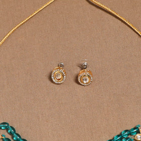 Kundan work choker necklace set 30 - handcrafted