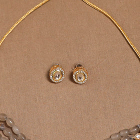 Kundan work choker necklace set 31 - handcrafted