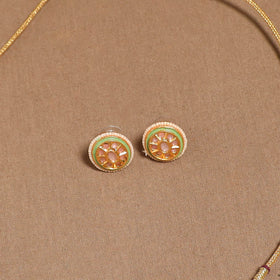 Kundan work choker necklace set 34 - handcrafted