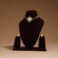 Kundan work choker necklace set 41 - handcrafted