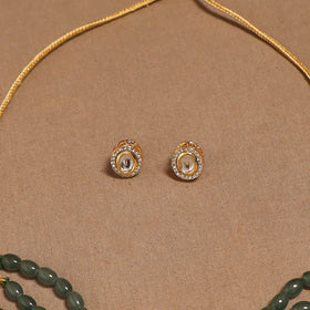 Kundan work choker necklace set 43 - handcrafted