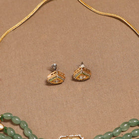 Kundan work choker necklace set 50 - handcrafted