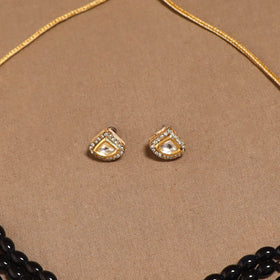 Kundan work choker necklace set 51 - handcrafted