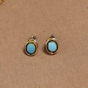 Kundan work necklace set 78 - handcrafted