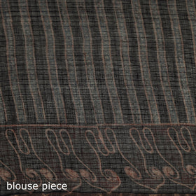 Kutch ajrakh hand block print natural dyed kota doria