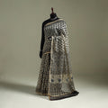 Kutch ajrakh hand block print natural dyed kota doria