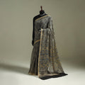 Kutch ajrakh hand block print natural dyed kota doria