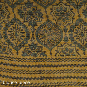 Kutch ajrakh hand block print natural dyed kota doria
