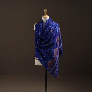 Kutch bandhani handwoven neran hand embroidery merino wool