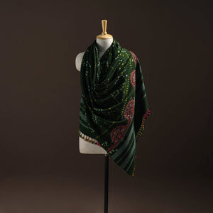 Kutch bandhani handwoven neran hand embroidery merino wool