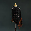 Kutch bandhani tie-dye handwoven merino wool shawl 28