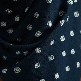 Kutch bandhani tie-dye handwoven merino wool shawl 29