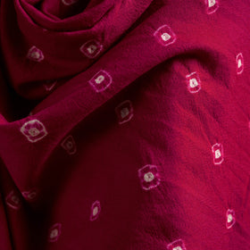 Kutch bandhani tie-dye handwoven merino wool shawl 33