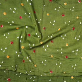  Kutch Bandhani Tie-Dye Satin Cotton Precut Fabric 01 
