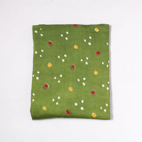  Kutch Bandhani Tie-Dye Satin Cotton Precut Fabric 01 