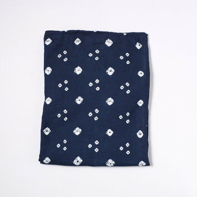  Kutch Bandhani Tie-Dye Satin Cotton Precut Fabric 01 