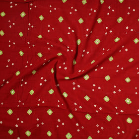  Kutch Bandhani Tie-Dye Satin Cotton Precut Fabric 01 